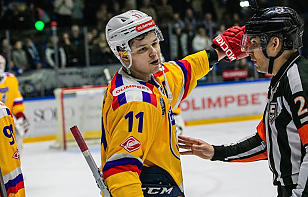 Гол Егора Чезганова помог «Химику» обыграть «Югру» в первом матче полуфинальной серии плей-офф ВХЛ