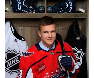 Илья Протас – третий белорус, выбранный «Вашингтоном» на драфтах НХЛ