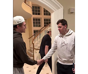 Братья Протасы и Малкин побывали в гостях у Овечкина после матча с «Питтсбургом»