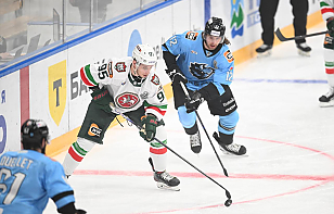 Минское «Динамо» уступило «Ак Барсу» в первом матче второго раунда Кубка Гагарина