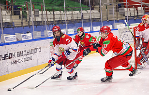 Беларусь U20 едва не отыгралась с 0:3, но уступила России U18 и заняла третье место в Кубке Будущего в Минске