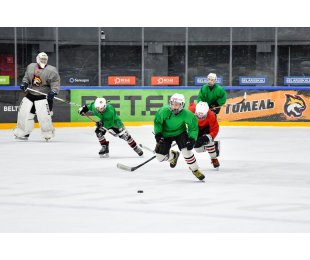 На базе хоккейного клуба «Гомель» стартовал бесплатный кэмп, с юными спортсменами поработают Александр Скоренов и другие игроки из КХЛ