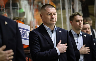 Андрей Мезин: забили быстрый гол, что нам помогло, третий период уже играли по счету