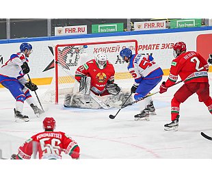 Молодежная сборная Беларуси вела 3:1, но пропустила 3 шайбы подряд и уступила СХЛ