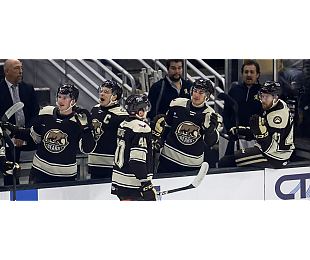 Илья Протас отметился ассистом в игре против команды Колосова, передача Сидорова – белорусы провели результативную ночь в АХЛ