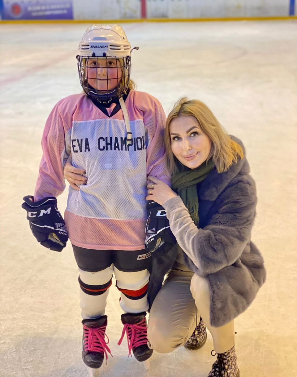 Ева Полищук с мамой Ольгой