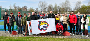 Хоккейный клуб «Гомель» принял участие в республиканском субботнике