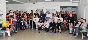 	 Хоккейный клуб «Гомель» принял участие в благотворительной акции «Наши дети»