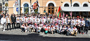 Хоккейный клуб «Гомель» принял участие в праздничных мероприятиях ко Дню Победы