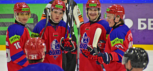 «Рыцари» дважды переиграли сборную Беларуси U18 и поднялись в зону плей-офф. 