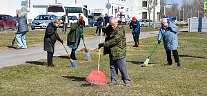 Хоккейный клуб «Гомель» принял участие в областном субботнике