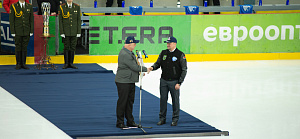 Дмитрий Демидов поздравил ХК «Витебск» с победой в Евро-Азиатском Кубке Дружбы