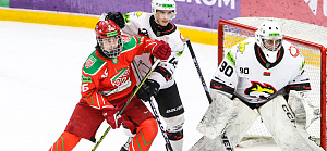 Betera-Высшая лига. Плей-офф: «Рыси» терпят поражение от юниорской сборной Беларуси - 3:6