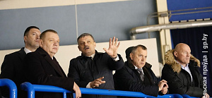 Министр спорта и туризма Беларуси Сергей Ковальчук посетил Гомельский ледовый дворец спорта