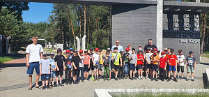 Воспитанники СДЮШОР ХК «Гомель» посетили мемориальный комплекс «Ола» в Светлогорском районе