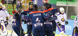 «Металлург» в голевой перестрелке победил «Могилев», Мурашов набрал три очка