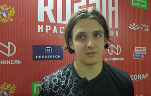 Никита Жихарев: у меня волнение было в самом начале матча. Имена не пугали