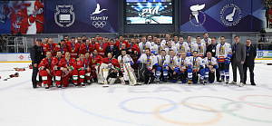 Председатель «Юности» Алексей Баранов в составе команды Президента Беларуси стал победителем Республиканской хоккейной лиги